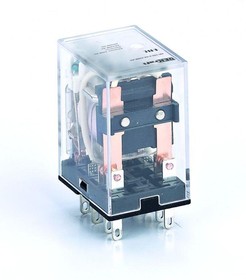 Промежуточное реле 2 конт. с LED инд. 5А 230В AC ПР-102