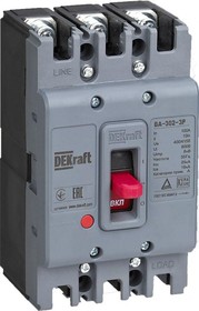 Авт. выкл.  ВА-302 3Р 063А 25кА DEKraft