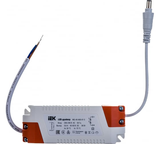 LED-драйвер MG-40-600-01 E, для ДВО 36Вт IEK