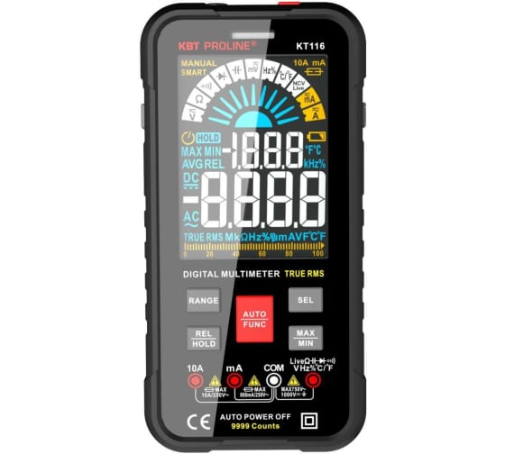 Мультиметр цифровой KT 116 серия "PROLINE" (КВТ)