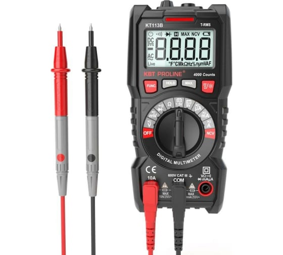 Мультиметр цифровой KT 113B "PROLINE" (КВТ)