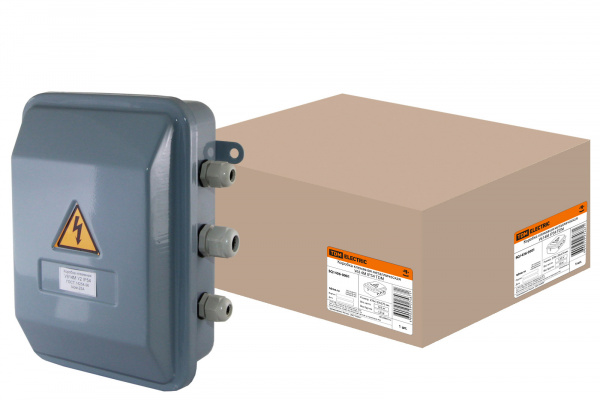 Коробка клеммная металлическая У614М IP54 TDM