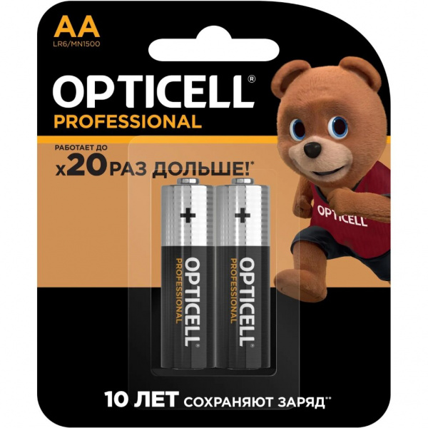 Элемент питания OPTICELL LR6 AA Professional