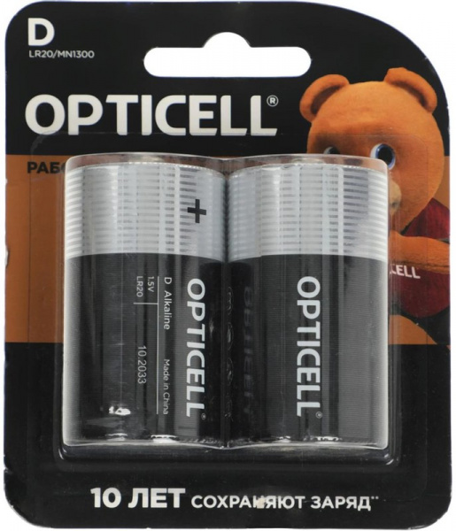 Батарейка OPTICELL LR20-2BL (D) (2/20)