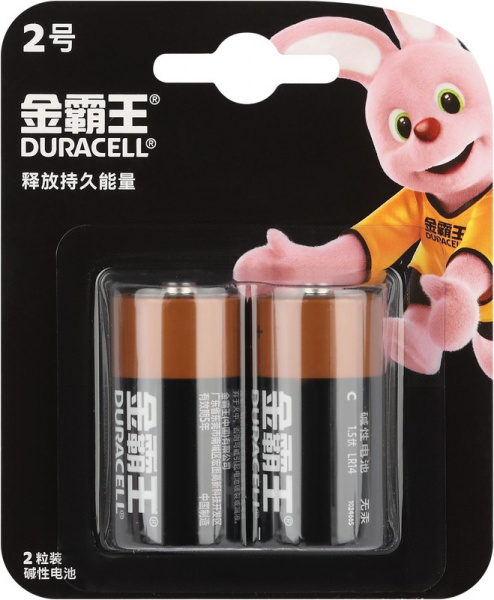 Батарейка Duracell LR14-2BL (С) (20/60)